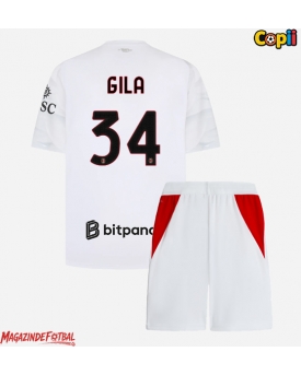 AC Milan Mario Gila #34 Echipament de Fotbal Replică 2026-27 Copii Deplasare (+ Șorturi)
